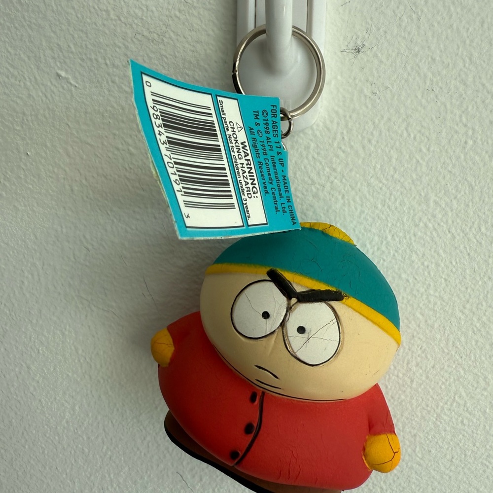 Vintage Cartman Squeeziw key chain